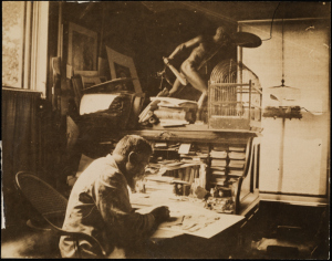 Thomas Nast at his desk, ca. 1880 Source: Museum of New York City